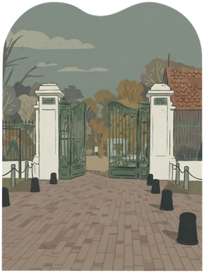 Ilustración del Parque Isidora Cousiño